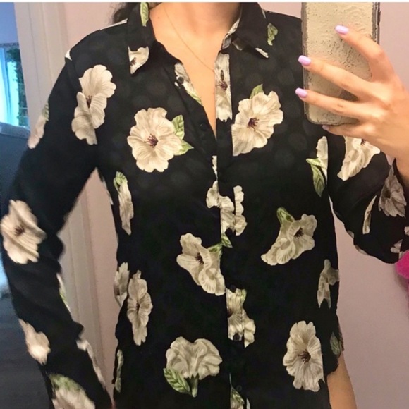 ZARA floral blouse - Picture 8 of 8